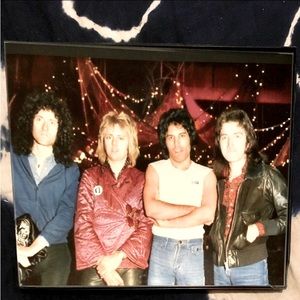 QUEEN BAND Holiday 8X10 Framed Photo 1970s FREDDIE MERCURY